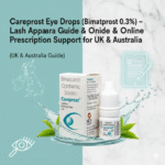 Careprost Eye Drops (Bimatoprost 0.03%) – Lash Appearance Guide & Online Prescription Support for UK & Australia