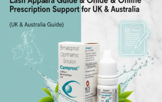 Careprost Eye Drops (Bimatoprost 0.03%) – Lash Appearance Guide & Online Prescription Support for UK & Australia
