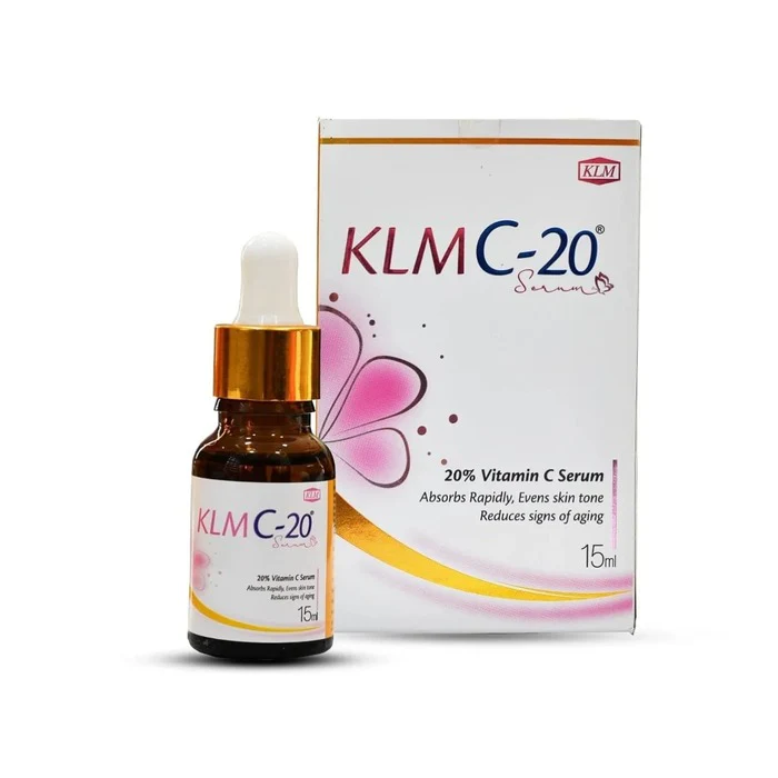 KLM C-20 Vitamin C Serum – 20% Strength – 15ml
