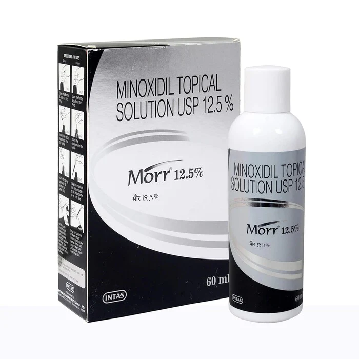 Minoxidil Topical Solution 12.5% (Morr 12.5%) – 60ml – Extra Strength Hair Density Booster
