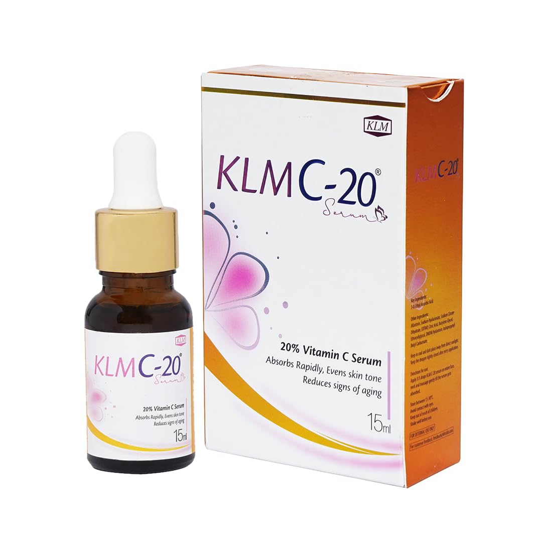 KLM C-20 Vitamin C Serum – Brighter, Younger Skin for UK & Australia